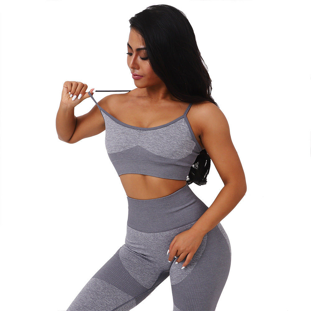 Seamless yoga bra sports fitness underwear