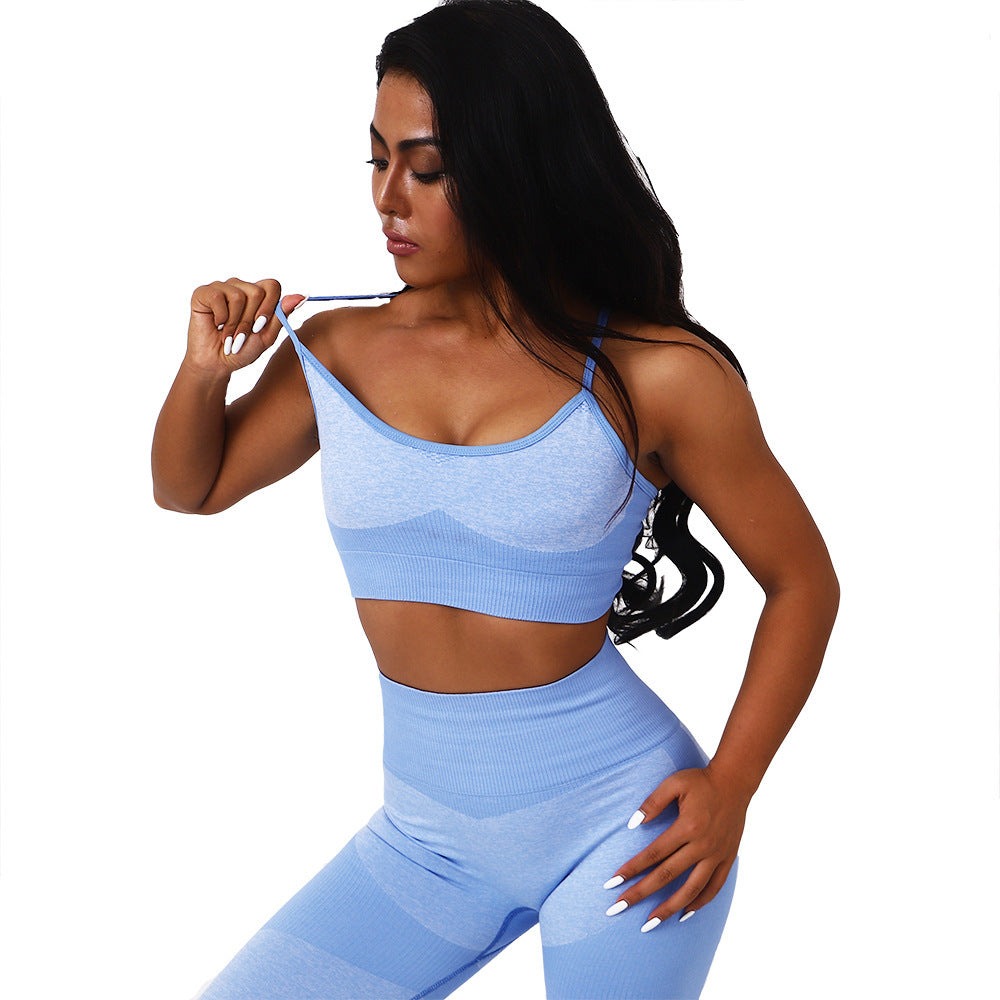 Seamless yoga bra sports fitness underwear