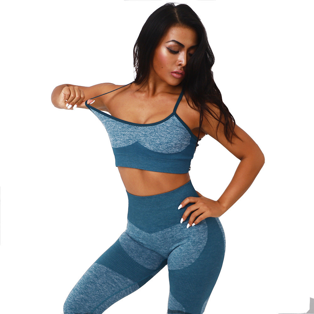 Seamless yoga bra sports fitness underwear